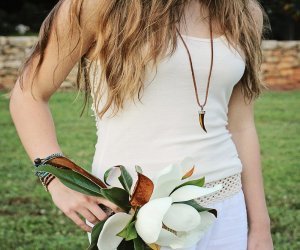 Diamond Tusk Leather Necklace Diamond Tusk Leather Necklace