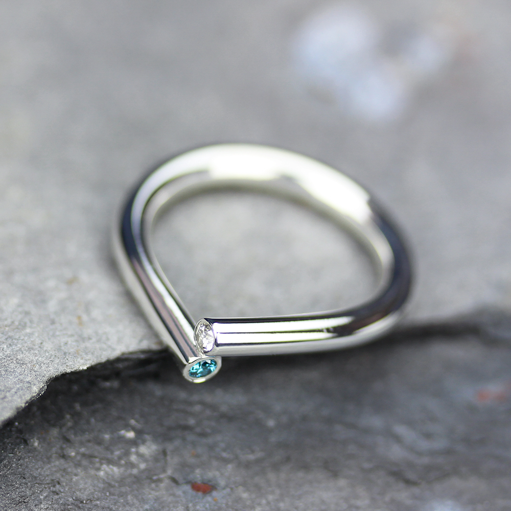Diamond Raindrop Ring