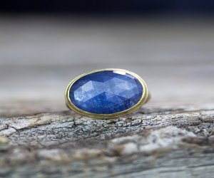 Tanzanite 18k Gold Statement Ring Tanzanite 18k Gold Statement Ring